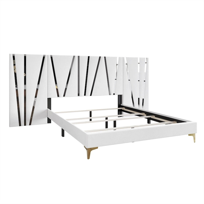 Ensemble de chambre à coucher 4 pièces de luxe contemporain CraftPorch