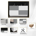 Ensemble de chambre à coucher 4 pièces de luxe contemporain CraftPorch