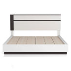 Ensemble de chambre à coucher 3 pièces Conjira en bois blanc moderne (USB) par Furniture of America