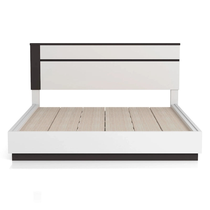 Ensemble de chambre à coucher 3 pièces Conjira en bois blanc moderne (USB) par Furniture of America