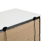 Ensemble de chambre à coucher 3 pièces Conjira en bois blanc moderne (USB) par Furniture of America