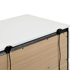 Ensemble de chambre à coucher moderne Conjira en bois blanc, 6 pièces, plateforme (USB) par Furniture of America