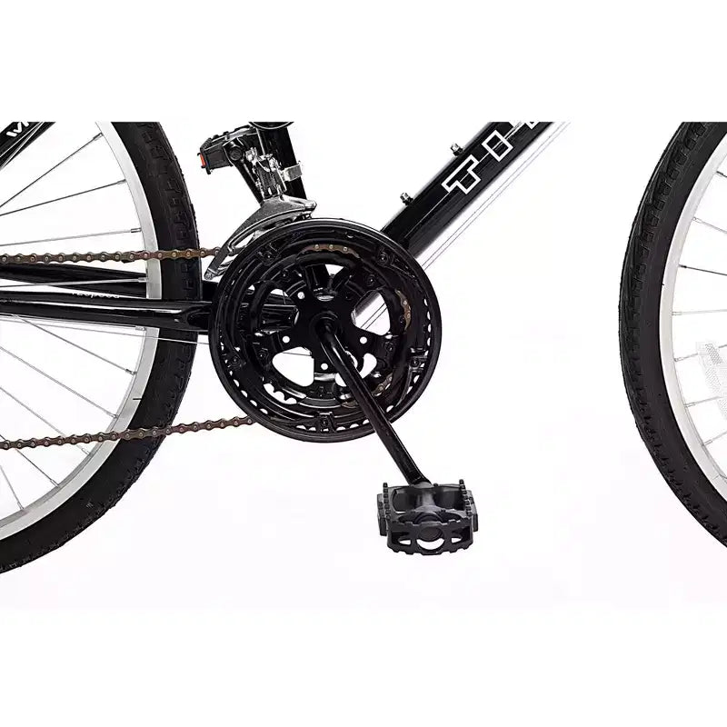 Bici da montagna da donna Titan Bikes Wildcat a 12 velocità, viola/nera