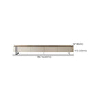 Mobile porta TV lungo 71" in legno bianco moderno con 4 cassetti contenitore
