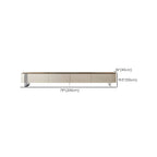 Mobile porta TV lungo 71" in legno bianco moderno con 4 cassetti contenitore
