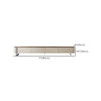 Mobile porta TV lungo 71" in legno bianco moderno con 4 cassetti contenitore