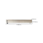 Mobile porta TV lungo 71" in legno bianco moderno con 4 cassetti contenitore