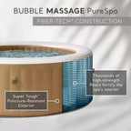 Spa gonflable Intex PureSpa 4 personnes, lumière multicolore et appui-tête (lot de 2)