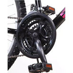 Bicicletta da montagna Titan Trail da donna, 21 velocità, sospensione, telaio 18 pollici, blu