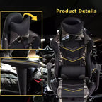FDW Sedia da Gaming Sedia da Scrivania Sedia da Ufficio Direzionale Schienale Alto in Pelle Sintetica Sedia da Computer da Corsa con Supporto Lombare Poggiapiedi