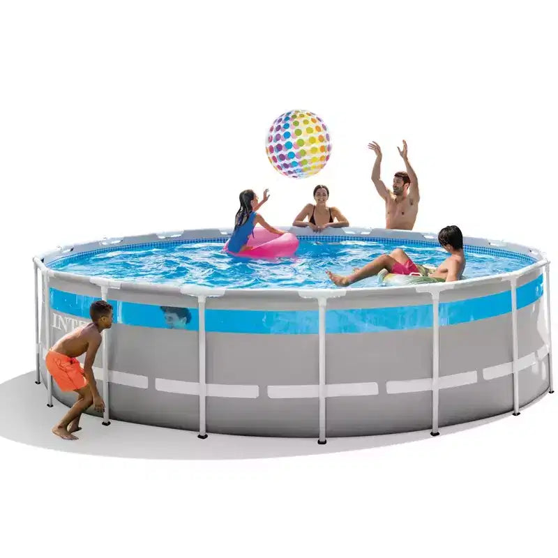 Ensemble piscine hors sol Intex Prism Frame Clearview Premium 5,18 m x 1,22 m