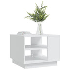 Table basse d'appoint pour salon, en bois usiné – 55 x 55 x 43 cm