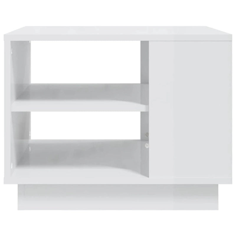 Table basse d'appoint pour salon, en bois usiné – 55 x 55 x 43 cm