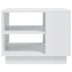 Table basse d'appoint pour salon, en bois usiné – 55 x 55 x 43 cm