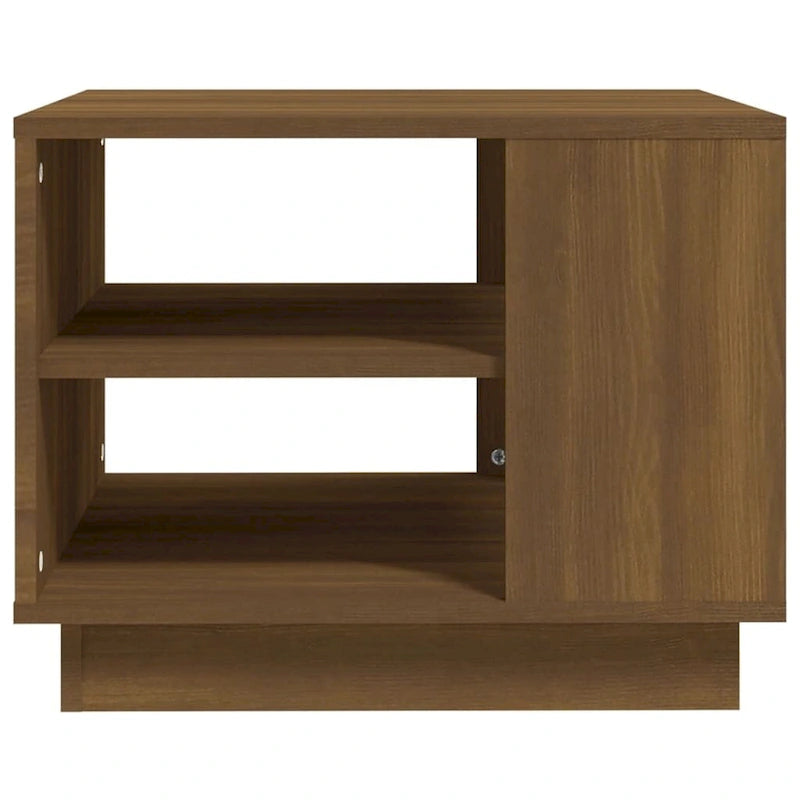 Table basse d'appoint pour salon, en bois usiné – 55 x 55 x 43 cm