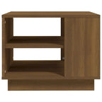 Table basse d'appoint pour salon, en bois usiné – 55 x 55 x 43 cm