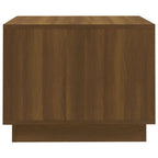 Table basse d'appoint pour salon, en bois usiné – 55 x 55 x 43 cm