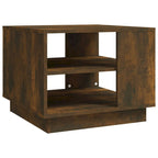 Table basse d'appoint pour salon, en bois usiné – 55 x 55 x 43 cm