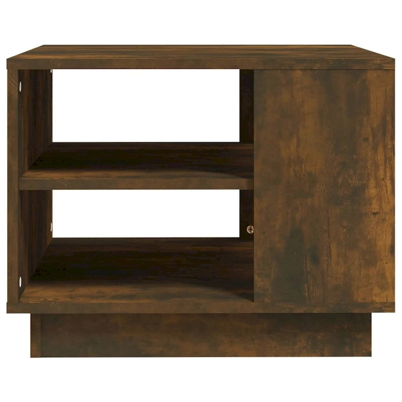Table basse d'appoint pour salon, en bois usiné – 55 x 55 x 43 cm