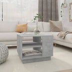 Table basse d'appoint pour salon, en bois usiné – 55 x 55 x 43 cm