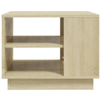 Table basse d'appoint pour salon, en bois usiné – 55 x 55 x 43 cm