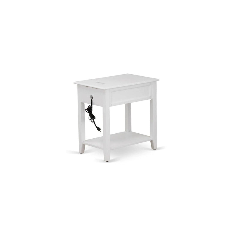 Ensemble de chambre à coucher East West Furniture Platform King Size avec 1 cadre de lit et tables de chevet - Tissu lin beige brume (Options de pièces)
