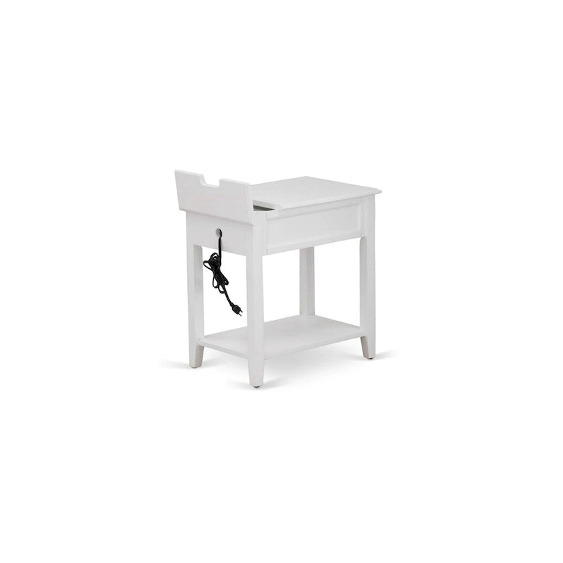 Ensemble de chambre à coucher East West Furniture Platform King Size avec 1 cadre de lit et tables de chevet - Tissu lin beige brume (Options de pièces)