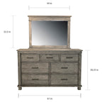 Collection de chambre à coucher Simply Solid Asquith en bois massif, 6 pièces