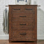 Collection de rangement pour chambre à coucher Simply Solid Shelba en bois massif, 6 pièces