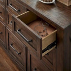 Collection de rangement pour chambre à coucher Simply Solid Shelba en bois massif, 6 pièces