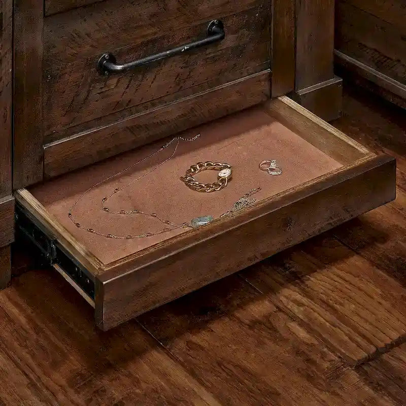 Collection de rangement pour chambre à coucher Simply Solid Shelba en bois massif, 6 pièces