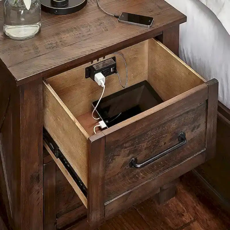 Collection de rangement pour chambre à coucher Simply Solid Shelba en bois massif, 6 pièces