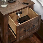 Collection de rangement pour chambre à coucher Simply Solid Shelba en bois massif, 6 pièces
