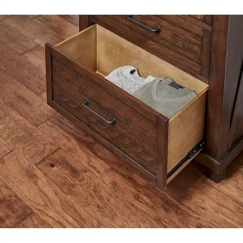 Collection de rangement pour chambre à coucher Simply Solid Shelba en bois massif, 4 pièces