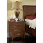 Collection de chambre à coucher Simply Solid Aiden en bois massif, 4 pièces, lit queen