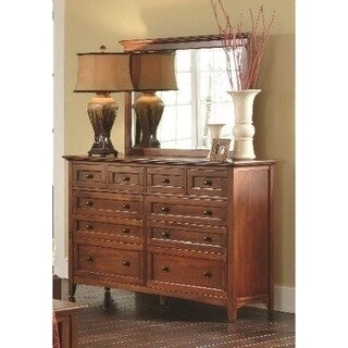 Collection de chambre à coucher Simply Solid Aiden en bois massif, 7 pièces, pour lit queen