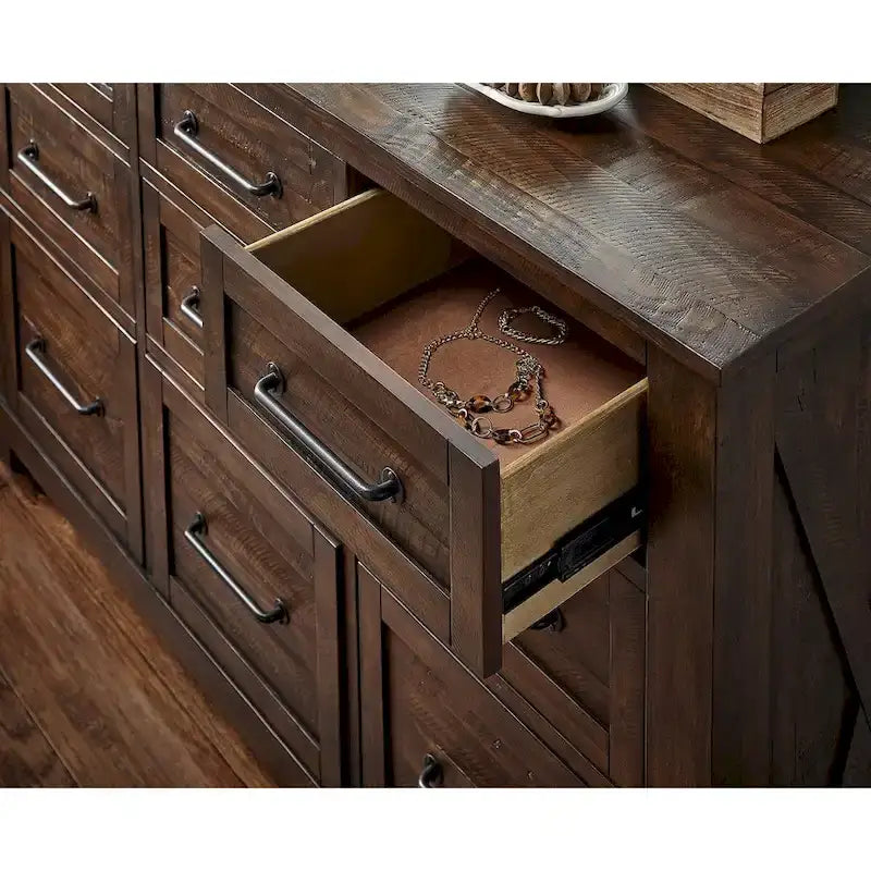 Ensemble de rangement 5 pièces en bois massif Simply Solid Shelba pour chambre à coucher