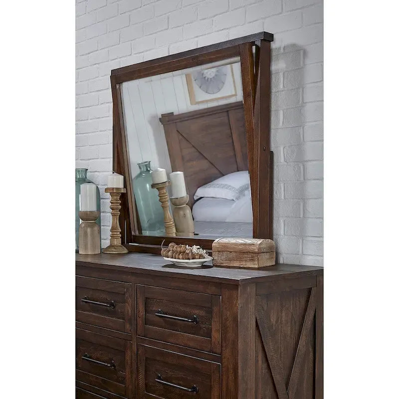 Ensemble de rangement 5 pièces en bois massif Simply Solid Shelba pour chambre à coucher