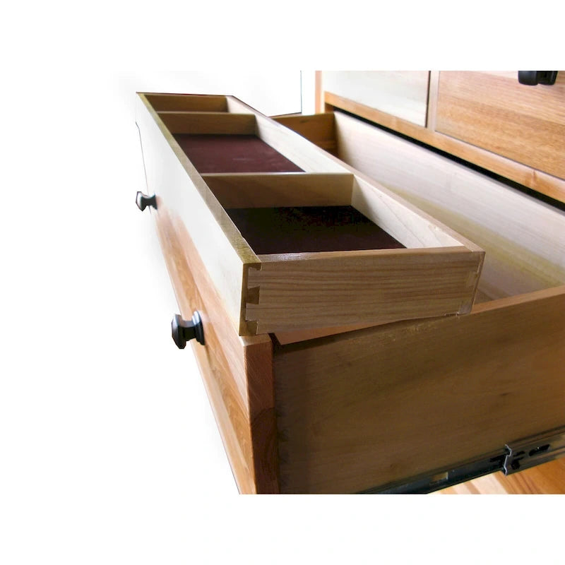 Collection de chambre à coucher Simply Solid Emilian en bois massif, 6 pièces, lit king size