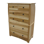 Collection de chambre à coucher Simply Solid Emilian en bois massif, 6 pièces, lit king size