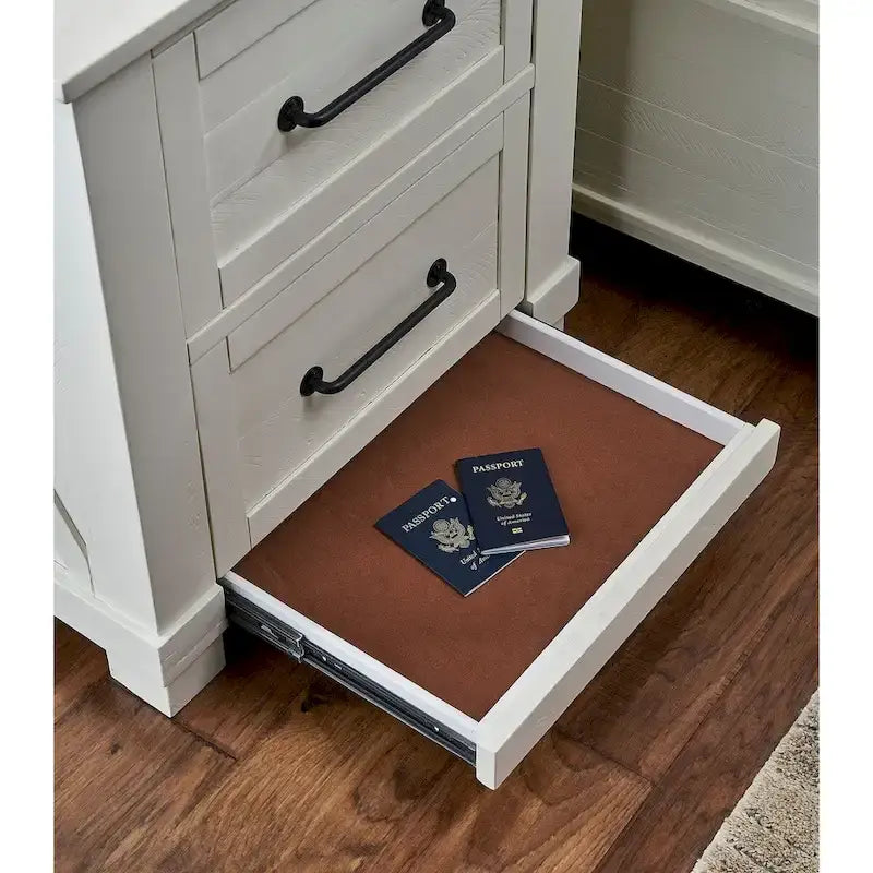 Collection de chambre à coucher Simply Solid Shanna en bois massif, 6 pièces avec rangement