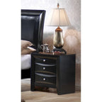 Ensemble de rangement 6 pièces Jazz Black pour chambre à coucher