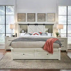 Collection de rangement 5 pièces en bois massif Simply Solid Shanna pour chambre à coucher
