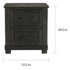 Collection de rangement pour chambre à coucher Simply Solid Sharla en bois massif, 6 pièces