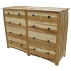 Collection de chambre à coucher Simply Solid Emilian en bois massif, 5 pièces, lit king size