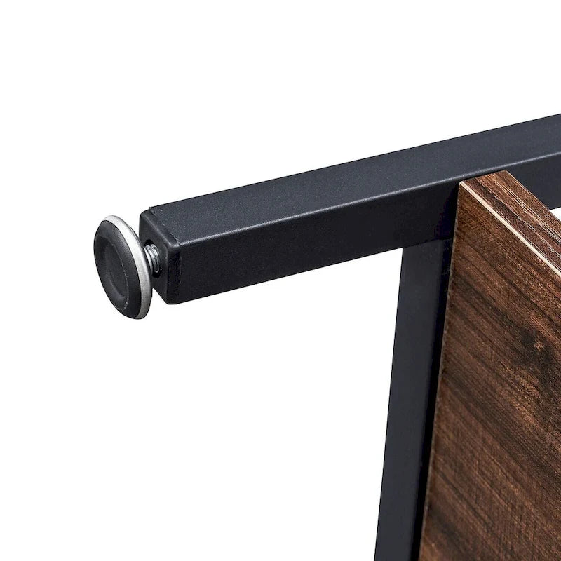 Ensemble de chambre à coucher Javlergo 3 pièces avec cadre de lit plateforme en métal et ensemble de 2 tables de chevet