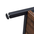 Ensemble de chambre à coucher Javlergo 3 pièces avec cadre de lit plateforme en métal et ensemble de 2 tables de chevet