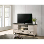 Ensemble de chambre à coucher Roseanne 5 pièces, panneaux crème et marron
