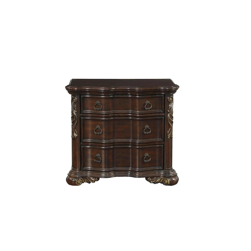 Ensemble de chambre à coucher traditionnel Helmer 6 pièces en merisier des Highlands