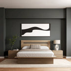 Ensemble de chambre à coucher Malibu 4 pièces avec lit, tête de lit et 2 tables de chevet